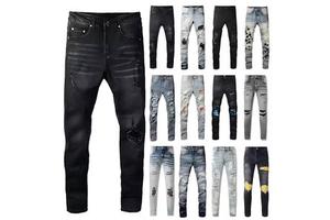 Custom Raw Men's Plus Size Casual Cotton Denim Trousers Mid Waist Embroidered Black Straight Style Jeans Winter Autumn Light