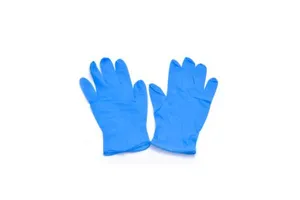 Blue Disposable Nitrile Gloves Powder-Free Latex-Free 2.5 Mil Chemical Resistant Food Safe Non-Sterile 100-Count