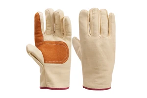 Siweian RY-01 Heat-Insulated Wear-Resistant Safety Gloves 16 oz Thickened Canvas Palm Index Finger Leather Anti-Slip Straight