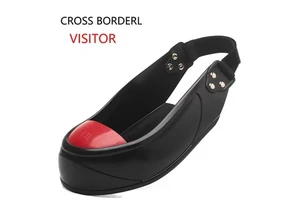 Factory Wholesale Anti Smashing Cowhide Visitor Shoe Covers Construction Free Size Rubber Non slip Safety Steel Toe Shoes
