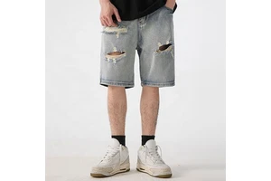 Top Quality Men's Shorts Dropshipping Stock Fast Oem Jean Shorts Men