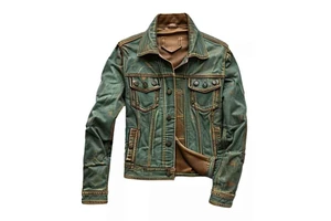 OEM Custom Latest New Design Jean Jacket Wash Cotton Fitted Long Sleeve Denim For Men High Street Spring Men's Jacket