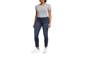 Trendy Denim Jeans Pant Trousers Women Straight-leg Jeans Full Length Pants Ladies Women's Stretchy Ripped Jean Pants All Size