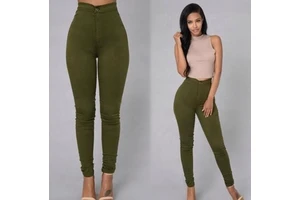 High Quality Summer Women Pants Jeans Plus Size S-3XL Candy Colored Skinny Leggings Stretch Pencil Pants Female Made in China