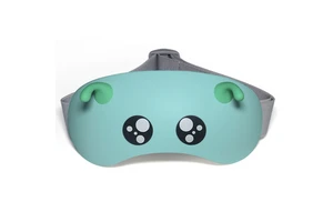 Children Eye Massager Rechargeable Eyes Heat Massager Eye Protective Equipment with Heat Compression and Music for Kids