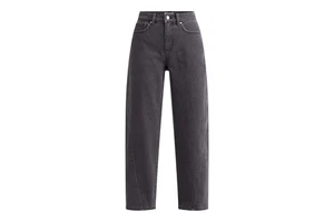 2025 OEM Service Women's Plus Size Denim Jeans Pant Customized Washed Wide Leg Slim Fit Stylish Casual Denim Jeans Pant