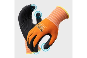 XINGYU 15 Gauge Nylon Safety Gloves Nitrile Coated Foam Gloves Industrial Nitrile Coated Foam Safety Gloves