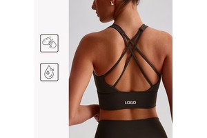 Hot Sale 18 Color Yoga Tank Crop Tops Sports Clothes Gym Fitness Wear Bra For Women
