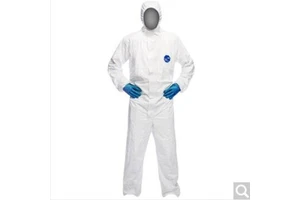 DuPont Tyvey Disposable Anti-Static Anti-Chemical Level D Limited-Splash Cleanroom Suit 1422A(TBM001) Breathable Clothing