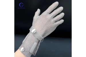 316 Stainless Steel Chainmail Wire Mesh Gloves Size S M L XL For Butcher Cutting Resistant Products