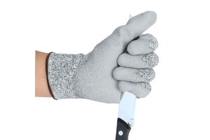 Wholesale 13G HPPE Glass Anti Cut Resistance Level 5 4543 Anti-Cut A4 PU Palm Cut Resistant Proof Protection Safety Work Gloves