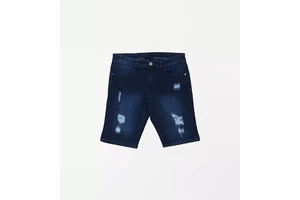 Mens Classic Denim Shorts Slim Fit Casual Summer Streetwear Breathable Mid Waist Wide Leg Soft Comfortable Fabric