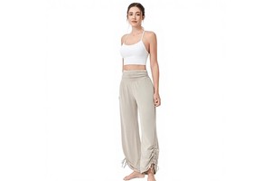 Wholesale Yoga Pants Women's Elastic High Waist Seamless Gym Pants Scrunch Butt Lifting Yoga Leggings Custom Logo Solid Color