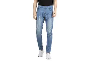 Wholesale Customize Men Jeans Pant Manufactures Straight Casual Slim Fit Pant Plus Size Men's Jeans Pant 2025 OEM Service
