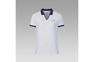 Women's Short Sleeve Golf Tennis Polo Shirts V Neck Collared Workout Tops UV Protection Dry Fit