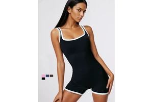 Quick-Drying Women's Fitness Yoga Sports Jumpsuit With Chest