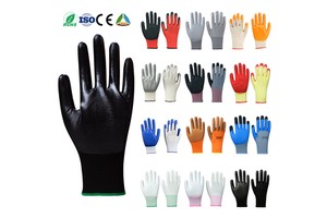 Nitrile Impregnated Nylon Protective Gloves Resistant Non-slip Work Gloves Labor Protection Supplies Safety Glove