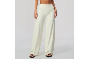 CIYING Wholesale Women High Waisted Wide Leg Yoga Pants Custom Logo Brushed Soft Loose Fit Straight Yoga Leggings Pants