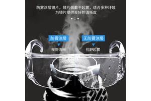 Medical Goggles Transparent Protective Eye Shields With Anti-Fog Coating For Medical Use
