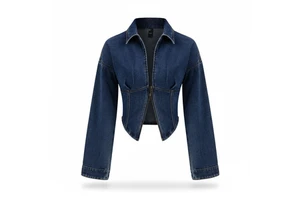 New Fashion Women Denim Jackets High Quality Printed Lightweight Quick Dry Streetwear Casual 100% Cotton Summer Autumn Winter