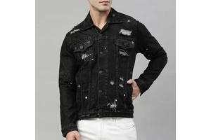 Stylish Men's Jackets Rugged Denim Man Jackets Modern Jacket for Man With Classic Fit and Comfortable Fabric