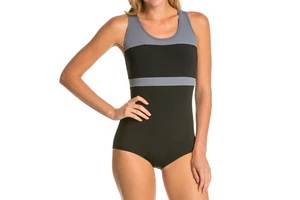 Custom Made Seamless Solid Color Women's One Piece Bodysuit Breathable Summer Swimming Training Sports Activewear