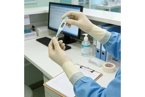 Doctors with Special Hand Sizes Use Latex Powder Free Safety Working Medical Latex Disposable Gloves