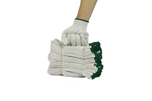 Dongfanghong Top Selling Firm Grip Anti-Slip White Cotton Safety Work Gloves For Garden & Construction Use