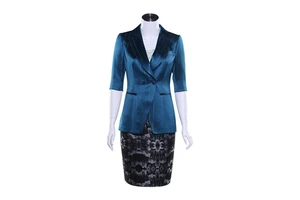 2 Piece Suit Plus Size Business Woman Suit Superior Quality Chinese Brand Hand Work Design Woman Customized Designs Ladies Suit
