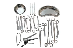 Veterinary Syringes & Surgery Instruments Kit-Breathable Custom Brand for Animal Healthcare (Horse Cattle Pig)