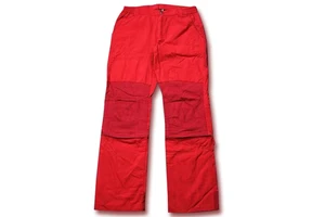 Customized Plus Size Cotton Twill Red Color Men's Pants Zippered Removable Legs Outdoor Mens Jeans