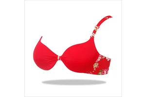 Women's Lightweight High Support Sports Bras with Front Logo-Four-Way Stretch for Active Lifestyles & Fitness Training