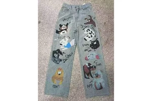 Men's Plus Size Jeans for Comfortable Fit Premium Quality Printed Denim for Everyday Style