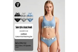 Wholesale 2 Piece Women's Sport Lingerie Set Black Seamless Yoga Bra Bikini Pant Breathable Low-Rise Bra&Panties Custom Logo