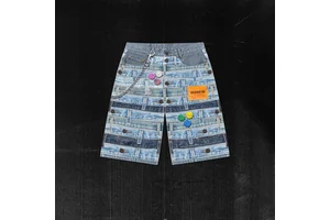 DiZNEW Men Breathable Denim Shorts Wholesale Summer Streetwear Designer Low Rise Jean Short Pants