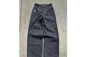 OEM Custom Vintage 14~22oz Japanese Red Self Edge Cotton Selvage Raw Denim Distressed Solid Knitted Jeans For Men Women