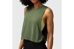 High Quality New Women's Sleeveless Yoga Top Fast Drying Breathable Fitness Relaxed Yoga Wear