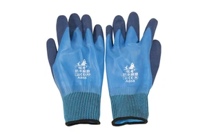 Whale Full Latex 26cm Elastic Cuff Silicone-free Powder-free Waterproof Non-Slip Durable Abrasion Resistant Gloves Safety