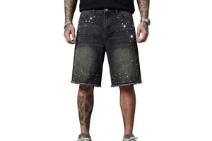 Wholesale Men's Denim Shorts Factory OEM Cotton Denim Relaxed Fit Five Pocket Summer Shorts for Global Fashion Retailers