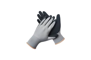 Labor Protection Gloves for Construction Site Work Made of Durable and Anti-slip Nitrile Rubber