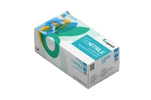 Malaysia-made Powder-Free Medical Nitrile Exam Gloves Disposable Safety Gloves for Hand and Arm Protection