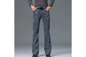 New Fashion Cheap Price Men's Jeans Slim Fit Wholesale Trousers Modern Designer Straight Custom Cotton Flare Denim Jeans