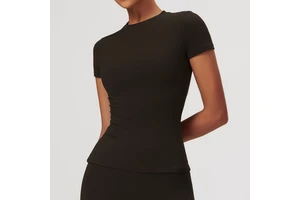 Women's Yoga Top Seamless Personalized Spandex Customized Backless Quick Dry Breathable Four-Way Stretch Skinny Fit Running Gym
