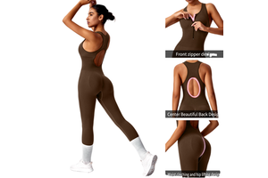 2025 New Fitness Gym Wear Women Yoga Sets Casual Sports Active Running Workout Sexy Yoga Jumpsuit Spandex/Nylon Breathable