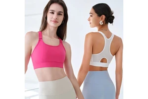 Quickly Dry Mesh Back Soft High Strength Women Fitness One Piece coaster Bra Comprehensive Training Gym Adjusted Straps Yoga Top