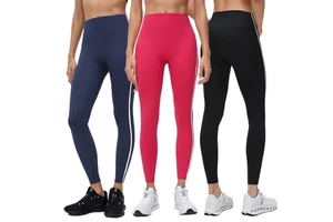 Wholesale Color Blocking Active Bottoms No Front Seam Tight Fit Sports Pants High Waist Gym Yoga Leggings for Women Quality