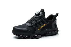 Quick Lacing Rotating Button Anti-shock And Anti-stab Insulated 6kv TPU Outsole Safety Shoes For Electricians