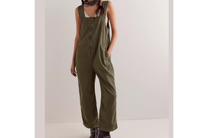 Women's Denim Overalls Utility Jumpsuit Baggy Wide Leg Jean Streetwear Custom New Y2K Retro Clothing Manufacturer Wholesale