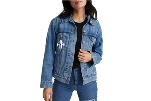 High Quality Casual Stand Collar Winter Denim 2-Piece Set Dark Wash Customized Color OEM/ODM Service Women's 100% Cotton