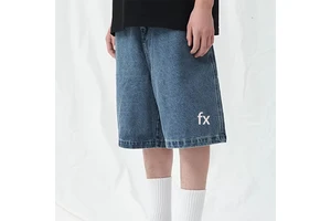 Manufacturer Custom Men's Bulk Street Wear Blank Acid Wash Loose Fit Baggy Short Pants Oversized Denim Jean Shorts for Men